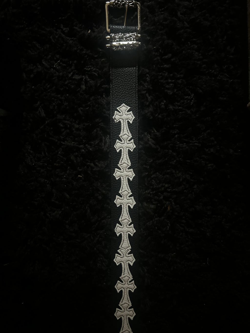 Cinturon Chrome Hearts B&W