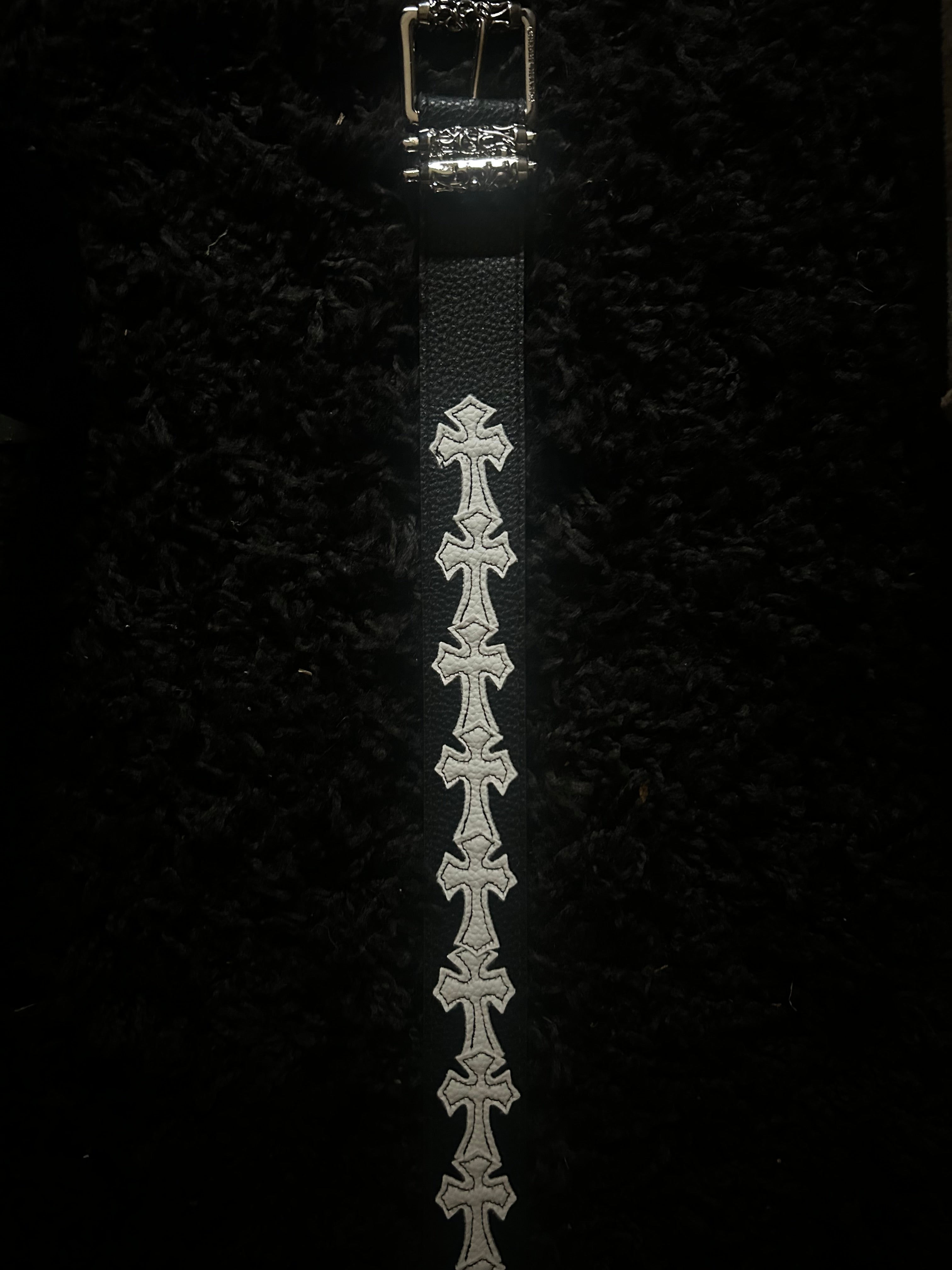 Cinturon Chrome Hearts B&W
