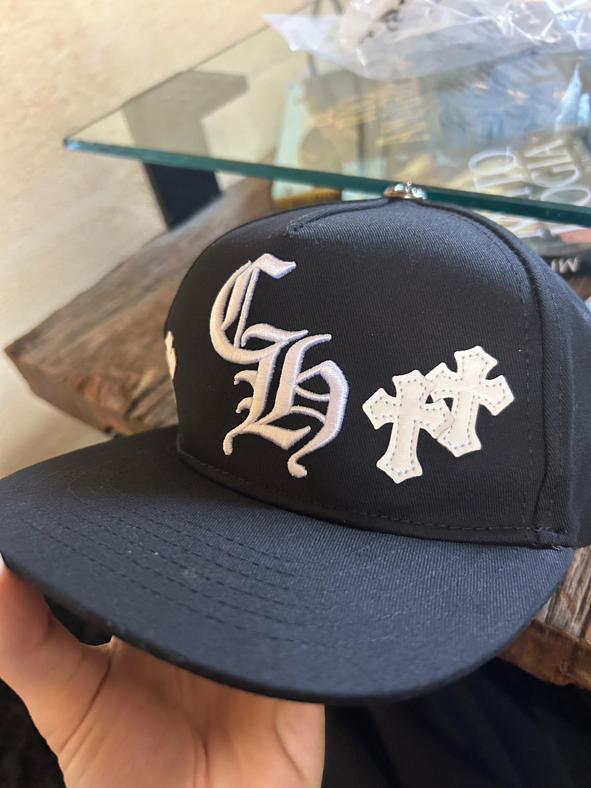 Baseball Cap Black Chrome Hearts