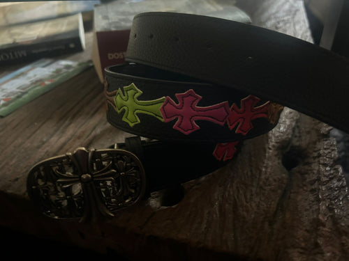 Cinturon chrome hearts Multicolor Crosses